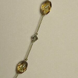 Vj - Vicky Jousan Necklace 19" Neutral Crystal Bead